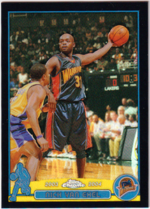 Nick Van Exel NBA 2003-2004 Topps Chrome Black Refractor #97 500枚限定