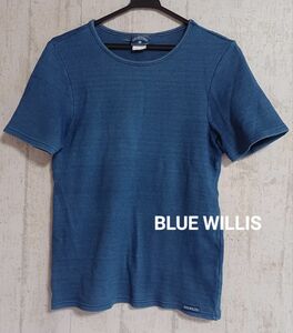 BLUE WILLI‘Sブルーウィリーズ インディゴ 半袖Tシャツ カットソー S
