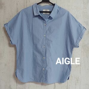 aigle ダンガリーシャツ M 半袖シャツ