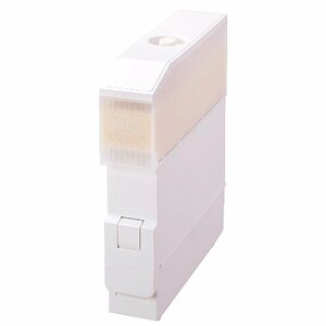  slim measurement rice chest RC-06S width 10cm depth 40cm rice chest measurement rice chest 6kg type 1 total amount plastic rice stocker rice .( white )