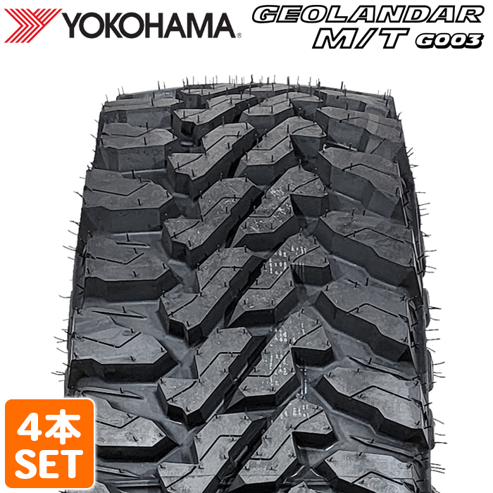 【2022年製】 YOKOHAMA 30x9.50R15 104Q GEOLANDAR M/T G003 ジオランダー ヨコハマタイヤ ノーマルタイヤ 夏タイヤ 4本セット