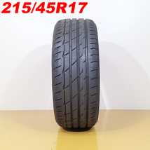 2022年製 BRIDGESTONE ブリヂストン 215/45R17 91W POTENZA RE004 Adrenalin 夏タイヤ サマータイヤ 1本 [ A3372 ] 【中古タイヤ】_画像1