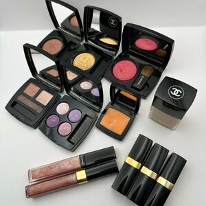 q773 CHANEL シャネル ファンデーション アイシャドウ リップグロス 口紅 コスメ 化粧品 まとめ売り