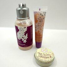 q625 L'OCCITANE ロクシタン プラムブロッサム ボディ用保湿ジェル リップグロス ソリッドパフューム 練り香水_画像1