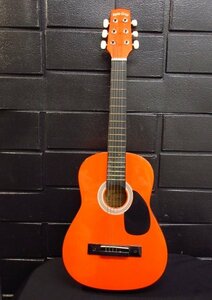 t3443　セピアクルー　ミニアコースティックギター　W-50-OR　トラベルギター　弦楽器　オレンジ　Sepia Crue