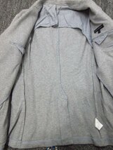 y1331 洗浄済　BANANA REPUBLIC テーラードジャケット　Lサイズ　背抜き　グレー　バナナリパブリック_画像3