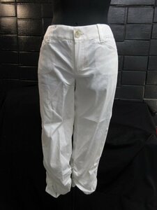 a7747 almost unused goods Untitled world lady's pants 8 minute height degree white tag equipped 16275 jpy made in Japan 