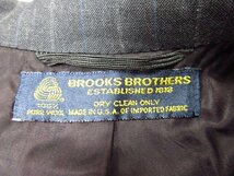 s4124　BROOKS BROTHERS ブルックスブラザーズ　クリーニングタグ付き　スーツジャケット　紳士服_画像5