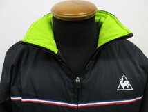 y1722 試着程度極美品 le coq sportif ウインドブレーカー上下セット　Lサイズ　ポリエステル　ブラック　ルコック_画像5