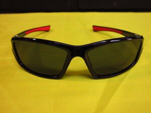 a6177 beautiful goods POLARIZED high performance sports sunglasses S-012 polarized light BLACKxRED