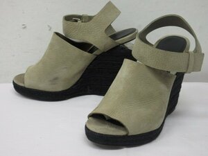 t9838 ALEXANDER WANG Alexander one sandals Wedge sole leather Spain made heel height approximately 10.5cm size 35