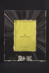 6906 Wedgwood/ウェッジウッド クリアガラス写真立て 写真サイズ3,5''×5’’ 記念 小物 インテリア フォトフレーム