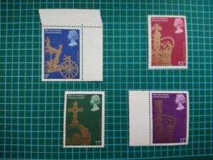 イギリス切手 エリザベス女王戴冠式25年 1978.5.31