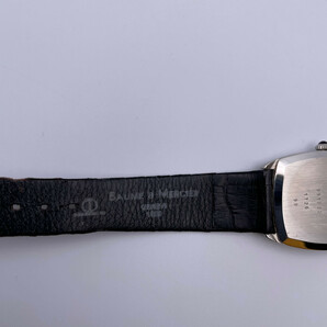 1円 Baume&Mercier ボーム＆メルシエ SS 991232 1726-99 白文字盤 手巻き時計 腕時計の画像6