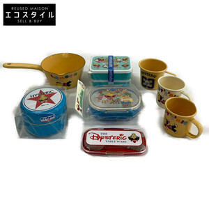 1 jpy HYSTERIC GLAMOUR Hysteric Glamour cutlery mug . lunch box fry pan etc. total 8 point set 