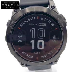 1 иен GARMIN Garmin fenix 7 Pro Sapphire Dual Power Ti Carbon Gray мульти- спорт GPS часы наручные часы мужской 