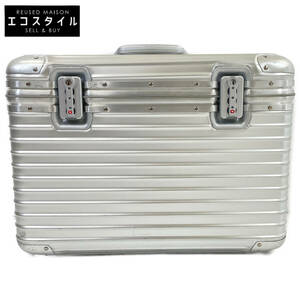 1 jpy RIMOWA Rimowa 923.51.00.2 topaz Pilot 37L 2 wheel Carry case Toro Lee suitcase carry bag silver 