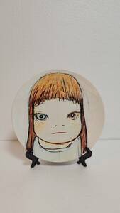 【模写】奈良美智 Yoshitomo Nara Ceramic 飾り皿 PLATE Diam. 20CM #27