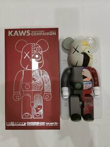 ベアブリック BE@RBRICK KAWS Dissected Companion BROWN 400%