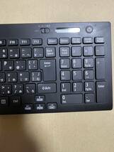 【通電確認済】　NEC ワイヤレスキーボード KG-1129 ブラック _画像4