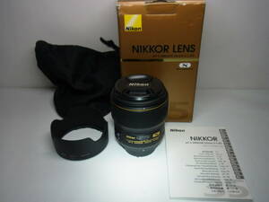 NIKON AF-S 35mm f1.4G　ケース、説明書、元箱付き