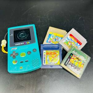 ゲームボーイカラー GAME BOY COLOR ジャンク 1円 ポケットモンスター金 スーパーマリオランド2 6つの金貨 ワリオランンド メタモード 