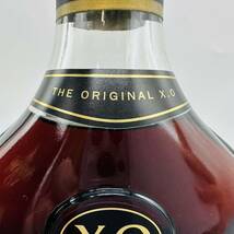Hennessy ヘネシー XO 黒キャップ クリアボトル 40％ 700ml １円出品 現状品 未開栓 箱付き 古酒 高級 コニャック ブランデー　15909_画像5