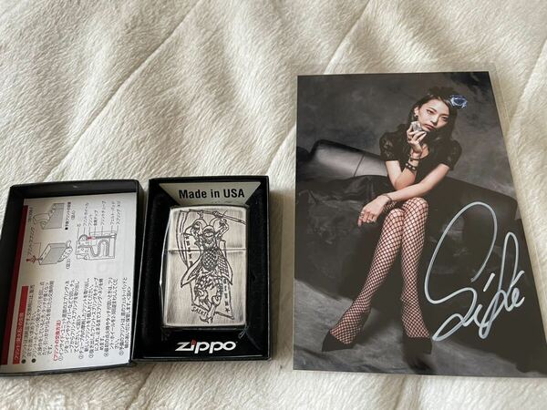 BAND-MAID ZIPPO SAIKI ジッポー ライター受注生産 新品未使用 直筆サイン入り写真付き