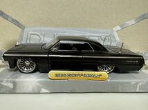 Jada TOYS DUB CITY OLD SKOOL 1964年 CHEVY IMPALA ブラック_画像3