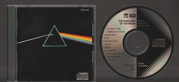 即決 CP35-3017 U 1A1 TO ピンク・フロイド PINK FLOYD 狂気 THE DARK SIDE OF THE MOON 国内初期3500円盤CD 旧規格