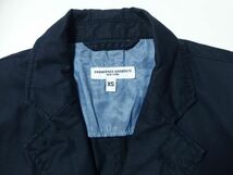 Engineered Garments エンジニアードガーメンツ Baker Jacket Lt. Weight High Count Twill ベイカー ジャケット XS 紺_画像7