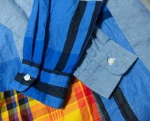 23SS Engineered Garments エンジニアードガーメンツ Combo Short Collar Shirt Cotton Chambray コンボ ショートカラー シャツ S_画像5