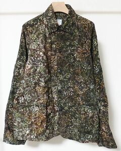 POST O'ALLS OVERALLS ポスト オーバーオールズ SWEETBEAR JUNGLE BATIK カバーオール ジャケット M 総柄 アメリカ製