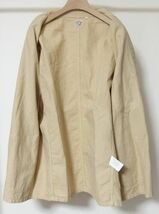 or slow orslow オアスロウ Cotton Linen Tailored Collar Work Jacket コットン リネン テーラード カラー ワーク ジャケット 3_画像3