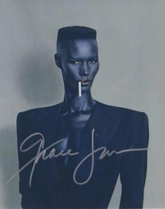 [UACCRD] Grace * Jones autograph autograph #ja mica series American person singer / model / woman super *