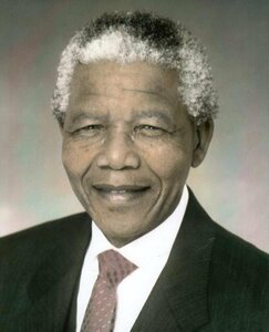 ■ネルソン・マンデラ写真■南アフリカ指導者/ノーベル平和賞 　25×20cm フォト