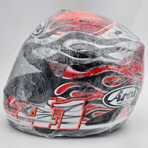 ARAI RX-7 RR5 HAGA SBK アライ RX7RRV ハガSBK 芳賀 Mサイズ (57-58cm) の画像10