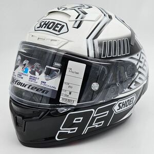 SHOEI X-14 X-FOURTEEN MARQUEZ4 ショウエイ エックス - フォーティーン マルケス4 TC-6 (WHITE/BLACK) Mサイズ(57-58cm)