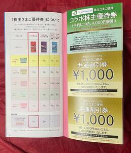  Seibu удерживание s акционер гостеприимство брошюра 1000 АО и больше внутри . указание сиденье 5 листов количество 2 обычная почта бесплатная доставка 