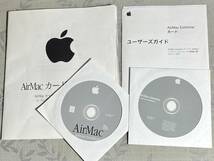 Apple Software Installation CD: AirMac 2002 Version 2.0.2 & AirMac Extreme 2004 Version 3.4：付属説明書付き_画像1