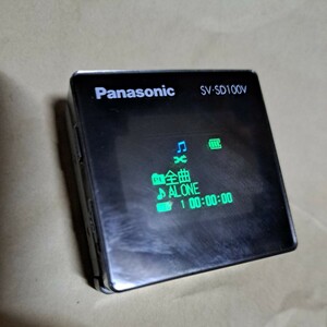 パナソニック　Panasonic SV-SD100V D-snap　シルバー　本体のみ　デジタルオーディオプレーヤー