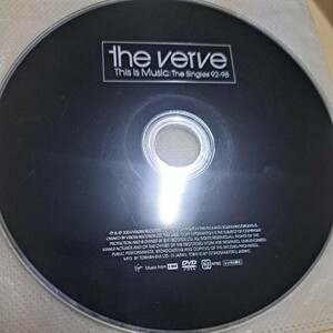 ジャンク品　 the verve This Is Music:The Singles ザ・ヴァーヴ　ディス・イズ・ミュージック ザ・シングルズ 92-98 DVD ディスクのみ　