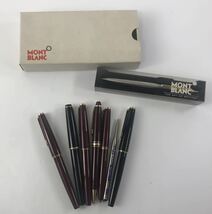 1000円〜●★一部筆記未確認★ 万年筆 ボールペン MONT BLANC ペン先 585 レッド ブラック シルバー まとめ ★okoy2614098-229★op3750_画像10