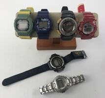 1000円〜●★稼働品★ 腕時計 カシオ G-SHOCK BAPE BGW-104K DPX-500 WADEMAN G-LIDE 他 まとめ ★okoy2622303-219★op3752_画像2