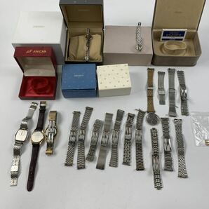 1000円~●★稼動未確認★SEIKO キングクォーツ 9923-702B 9723-5010 4823-8110 エニカ 箱のみ ベルトのみ まとめ★okoy2604582-139★ot5554の画像7