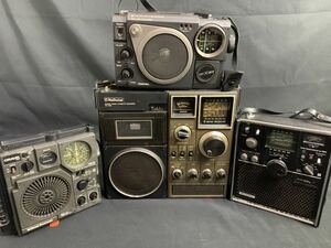 1000 jpy ~#* Junk * retro radio various TOSHIBA National RQ-585 TRY X 1500 SONY ICF-5800 other 4 point summarize okoy2654379-343*o9377