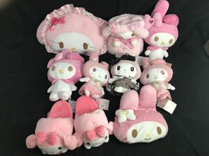 1000円~■マイメロディ★ 色々 ぬいぐるみ スリッパ クッション ブランケット ゴシック ロリータ サンリオ まとめ★okoy2650558-215★p6277