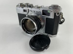 1000 иен ~#* работоспособность не проверялась *Nikon Nikon пленочный фотоаппарат NIKKOR-S 1:1.4 f=5cm текущее состояние товар *okoy2689100-334*t9225