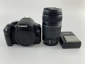 1000 иен ~#* электризация проверка только *Canon Canon EOS Kiss x3 цифровой однообъективный зеркальный камера EF-S 55-250mm текущее состояние товар *okoy2686680-236*t9284