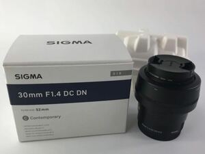 1000 jpy ~#* operation not yet verification * camera lens SIGMA 30mm F1.4 DC DN SONY E-MOUNT digital single‐lens reflex *okoy2688123-319*p6316